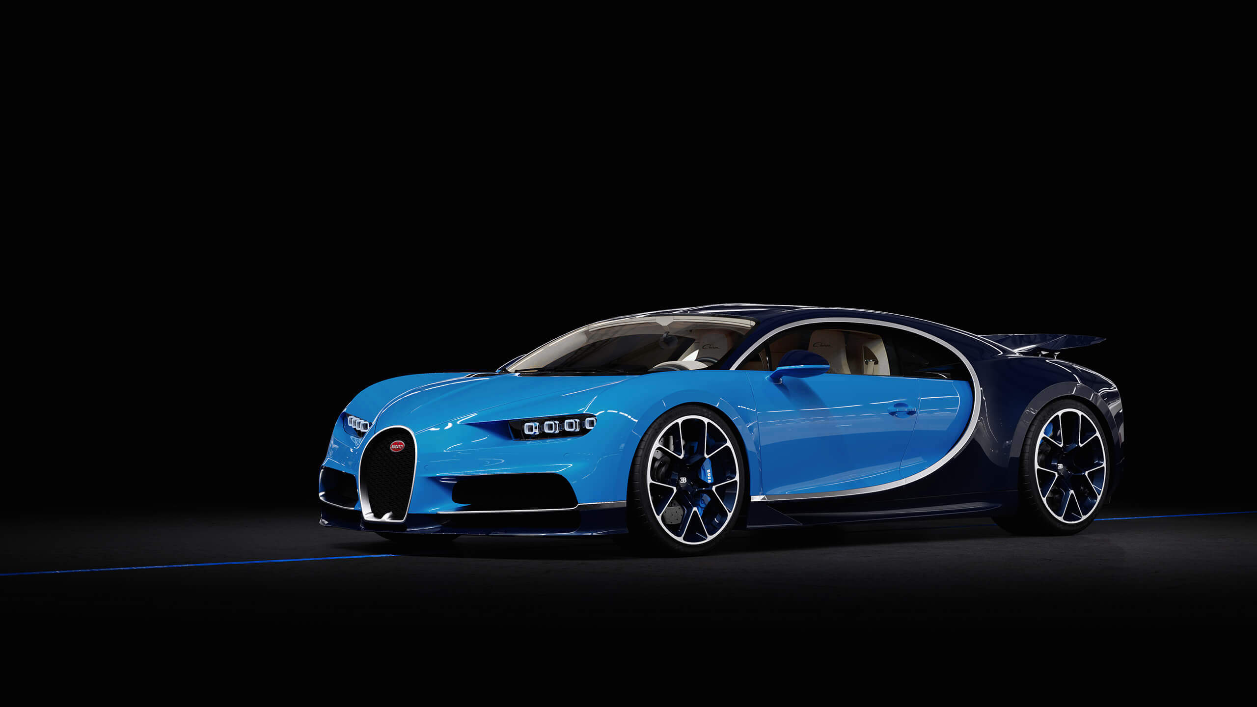 Buy a beautiful Bugatti Chiron in blue